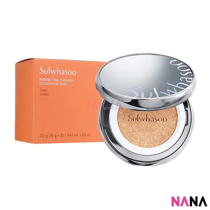 Sulwhasoo Perfecting Cushion SPF50+ PA+++ 23N1 SAND (15g + 15g Refill) - NANA MALL