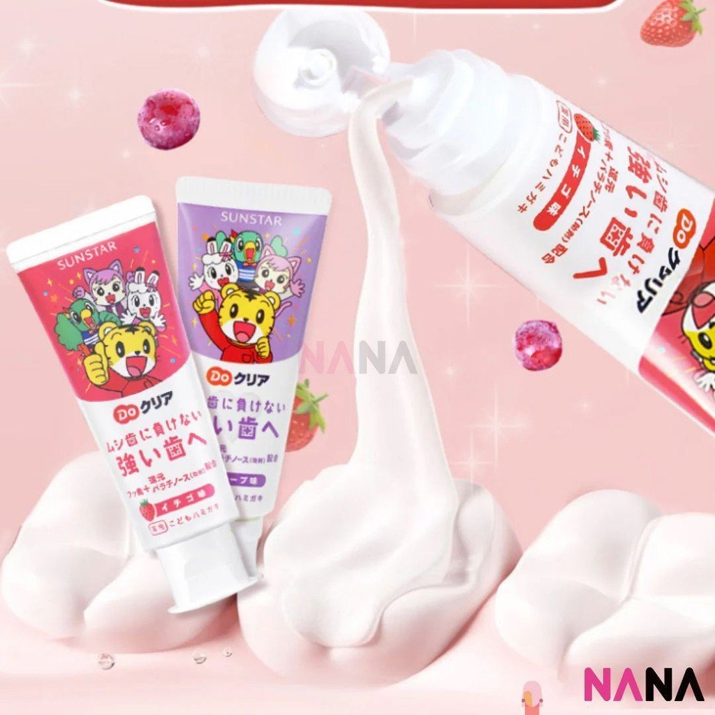 SUNSTAR Do Clear Toothpaste for Kids - Grape Flavor 70g – NANA MALL
