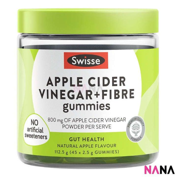 Swisse Apple Cider Vinegar + Fibre Gummies 45 Gummies (EXP:12 2026) - NANA MALL