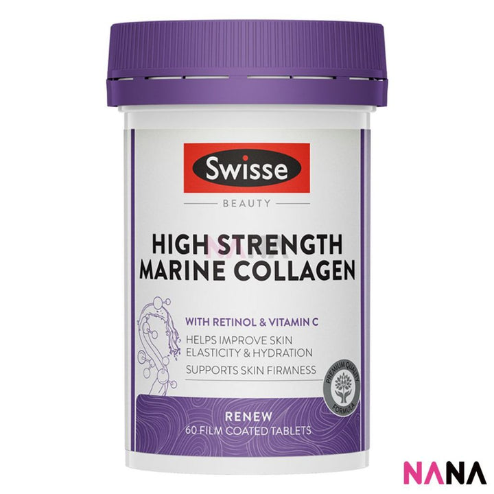 Swisse Beauty Bright Skin + 60 Capsules & Beauty High Strength Marine Collagen 60 Tablets - NANA MALL