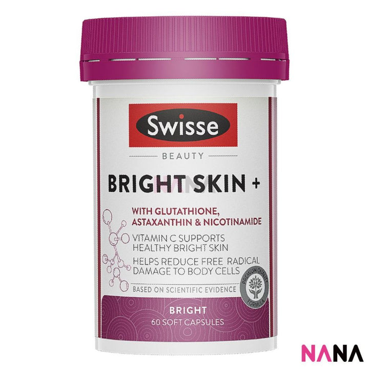 Swisse Beauty Bright Skin + 60 Capsules & Vitamin K2 60 Capsules - NANA MALL