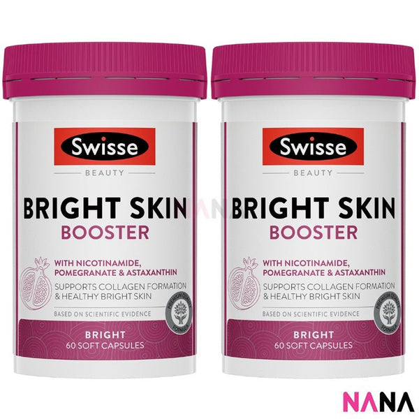 Swisse Beauty Bright Skin Booster 60 Capsules x2 (EXP:06 2027) - NANA MALL