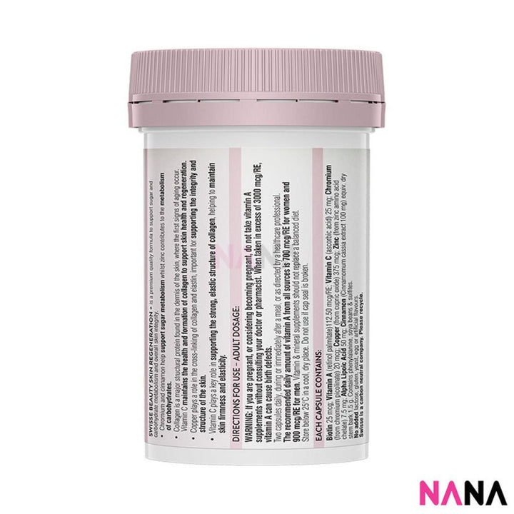 Swisse Beauty Skin Regeneration + 60 Capsules x2 - NANA MALL