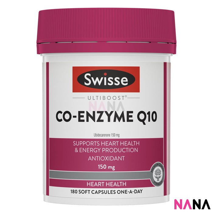 Swisse Co - Enzyme Q10 150mg 180 Capsules - NANA MALL