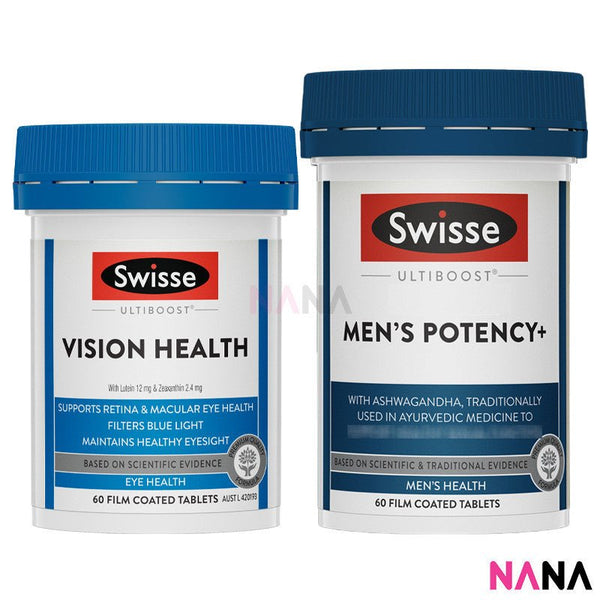SWISSE Double Boost Combo(Men's Potency+ & Vision Health) - NANA MALL