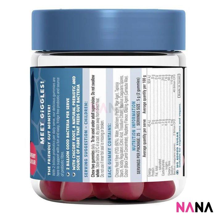 Swisse Kids Probiotic & Prebiotic Gummies 50 Gummies (Pastilles) - NANA MALL