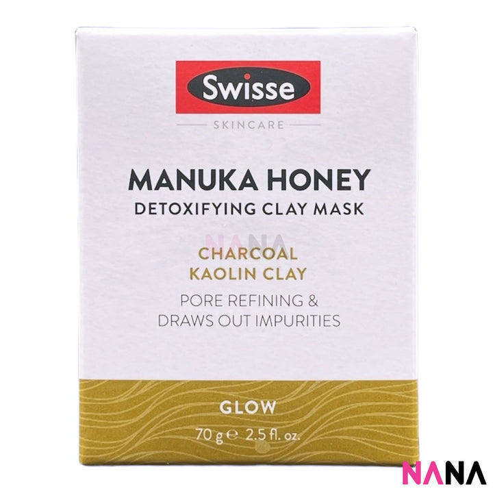 Swisse Manuka Honey Detoxifying Clay Mask With Charcoal Kaolin Clay 70g - NANA MALL