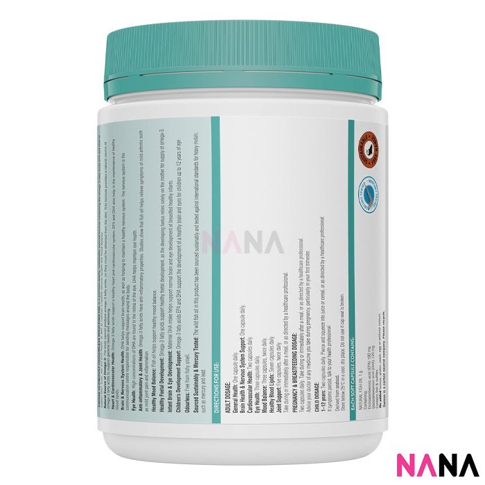 Swisse Odourless Fish Oil 1000mg 400 Capsules - NANA MALL