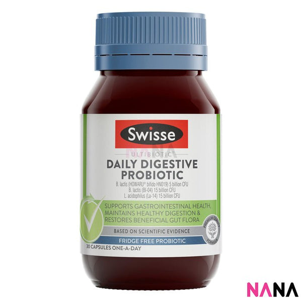 Swisse Ultibiotic Daily Digestive Probiotic 30 Capsules - NANA MALL