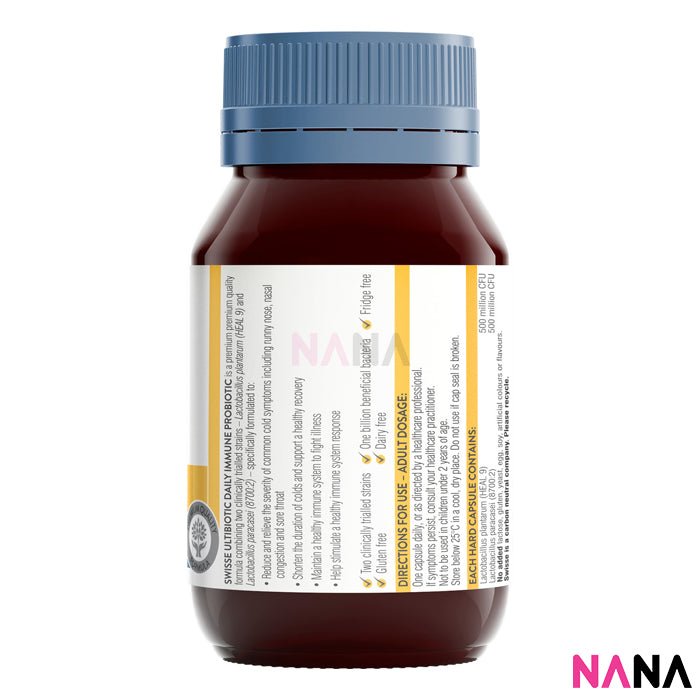 Swisse Ultibiotic Daily Immune Probiotic 30 Capsules - NANA MALL