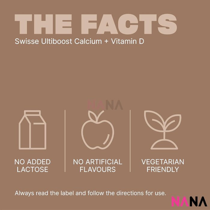 Swisse Ultiboost Calcium + Vitamin D 150 Capsules x2 - NANA MALL