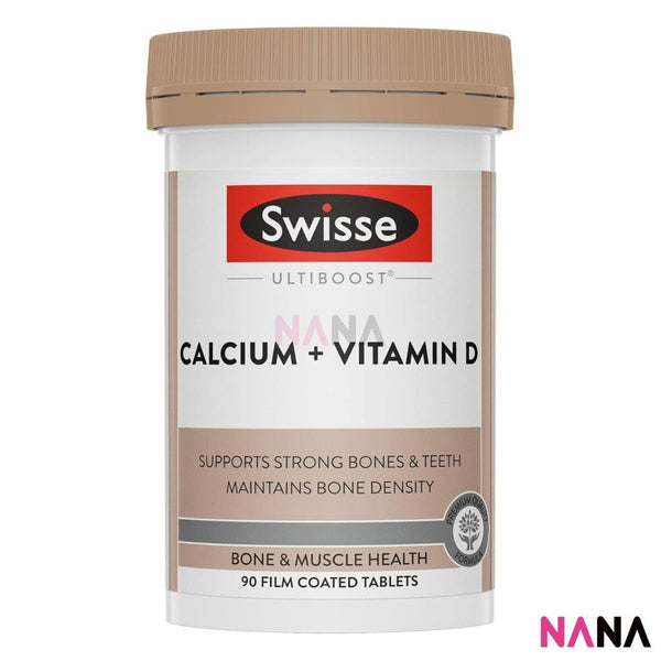 Swisse Ultiboost Calcium + Vitamin D 90 Tablets(EXP:02 2028) - NANA MALL