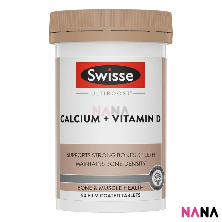 Swisse Ultiboost Calcium + Vitamin D 90 Tablets(EXP:02 2028) - NANA MALL