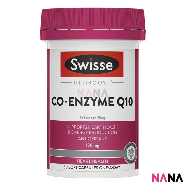Swisse Ultiboost Co - Enzyme Q10 150mg 50 Capsules(EXP:02 2028) - NANA MALL