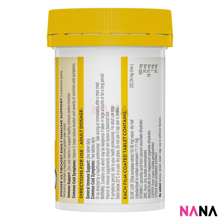 Swisse Ultiboost Daily Immune Support 60 Tablets x2 - NANA MALL