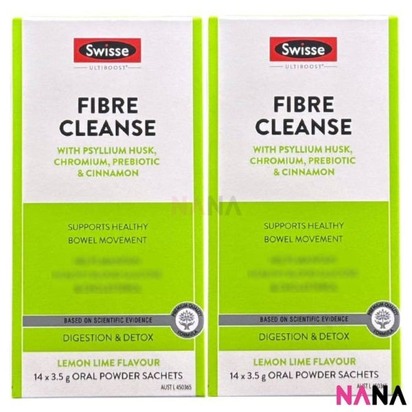 Swisse Ultiboost Fibre Cleanse Powder Sticks (14 x 3.5g) x2 (EXP:02 2027) - NANA MALL