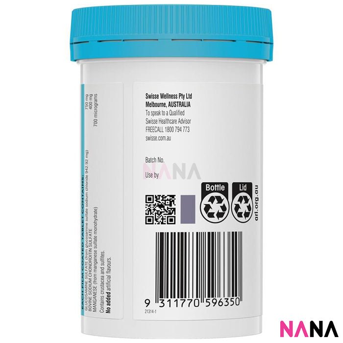 Swisse Ultiboost Glucosamine + Chondroitin 90 Tablets - NANA MALL