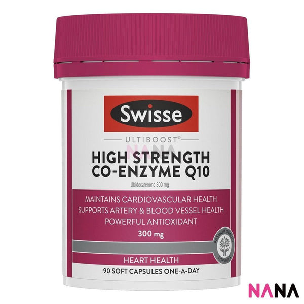 Swisse Ultiboost High Strength Co - Enzyme Q10 300mg 90 Soft Capsules(EXP:10 2027) - NANA MALL