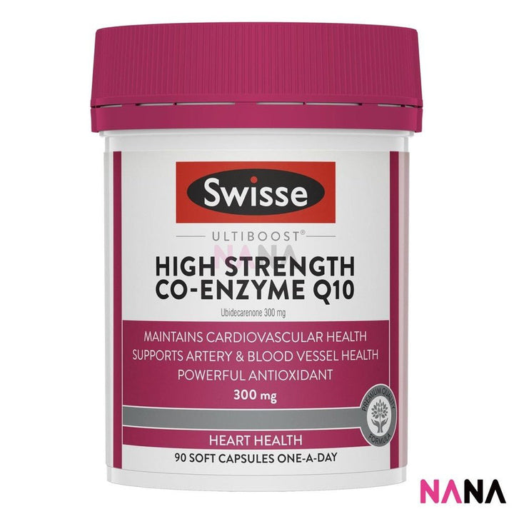 Swisse Ultiboost High Strength Co - Enzyme Q10 300mg 90 Soft Capsules(EXP:10 2027) - NANA MALL
