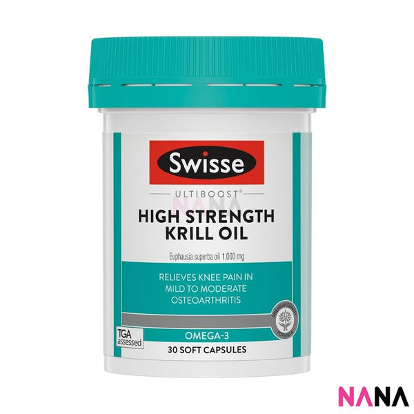 SWISSE Ultiboost High Strength Deep Sea Krill Oil 1000mg 30 Soft Capsules (EXP:07 2026) - NANA MALL