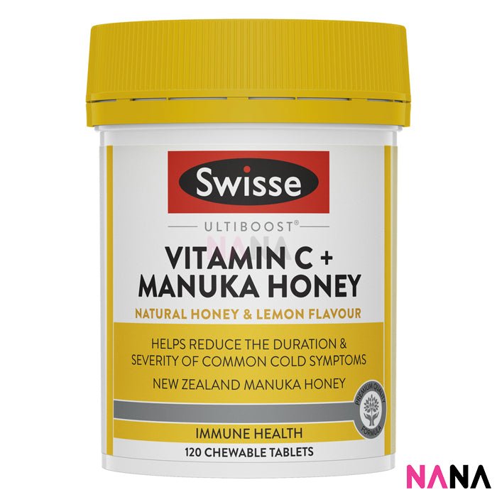 Swisse Ultiboost Vitamin C + Manuka Honey 120 Tablets - NANA MALL
