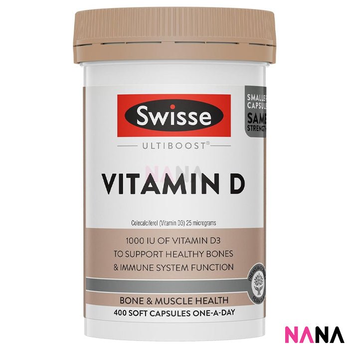 Swisse Ultiboost Vitamin D 400 Capsules - NANA MALL