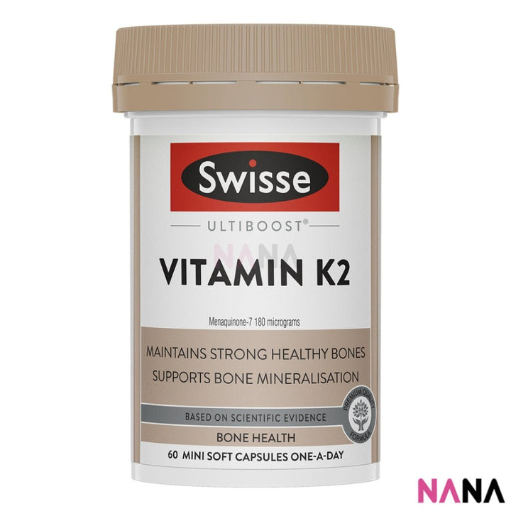 Swisse Ultiboost Vitamin K2 60 Capsules + High Strength Marine Collagen 60 Tablets - NANA MALL