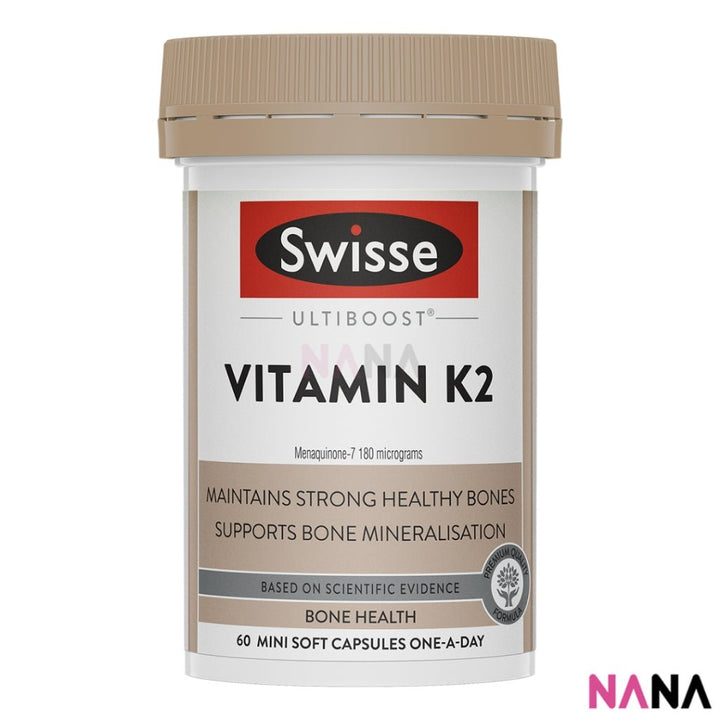 Swisse Ultiboost Vitamin K2 60 Mini Soft Capsules (EXP:09 2026) - NANA MALL