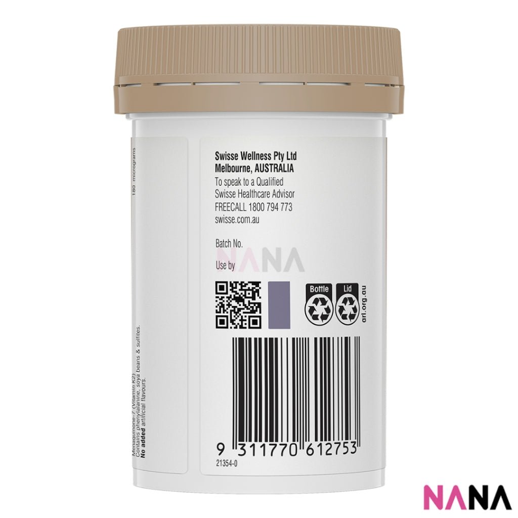 Swisse Ultiboost Vitamin K2 60 Mini Soft Capsules – NANA MALL
