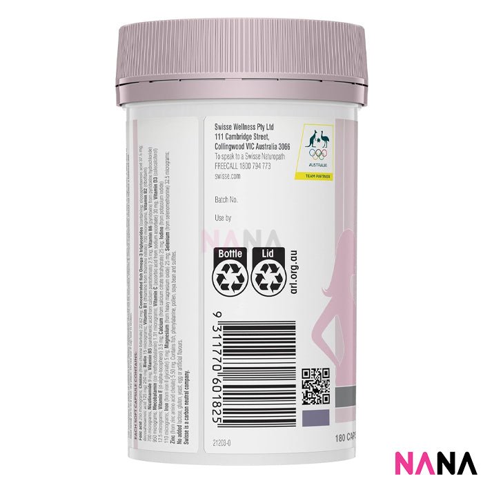 Swisse Ultinatal Pre - Conception & Pregnancy Multivitamin 180 Tablets - NANA MALL