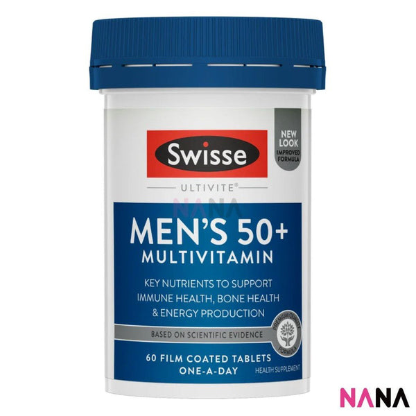 Swisse Ultivite Men's 50+ Multivitamin 60 Tablets(EXP:02 2027) - NANA MALL