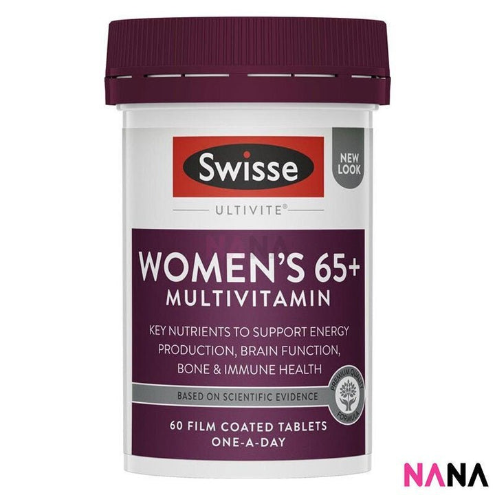 Swisse Ultivite Multivitamin Couple's Pack for 65+ (Women 60Tablets + Men 60Tablets) - NANA MALL