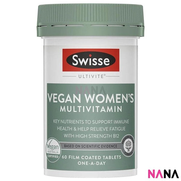 Swisse Ultivite Vegan Women's Multivitamin 60 Tablets (EXP:10 2026) - NANA MALL