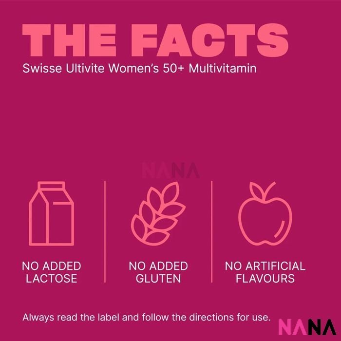 Swisse Ultivite Women's 50+ Multivitamin 60 Tablets(EXP:01 2027) - NANA MALL