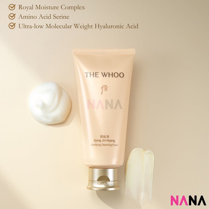 The History of Whoo Gongjinhyang Firming Clarifying Cleansing Foam 180ml - NANA MALL
