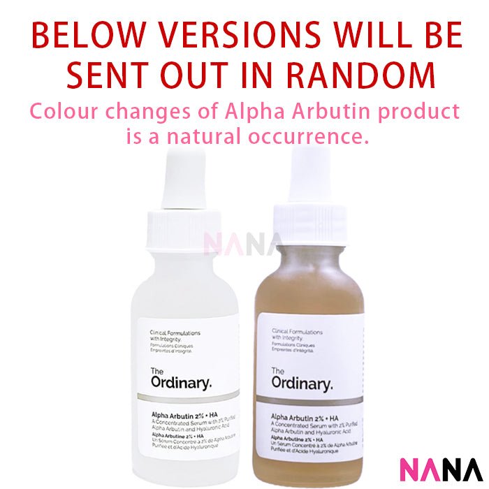 The Ordinary Alpha Arbutin 2% + HA Serum 30ml - NANA MALL