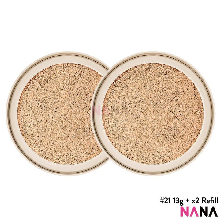 The Whoo Gongjinhyang Mi: Luxury Golden Cushion Glow SPF 50+ PA+++ 21 13g + 13gx2 (Refill) - NANA MALL