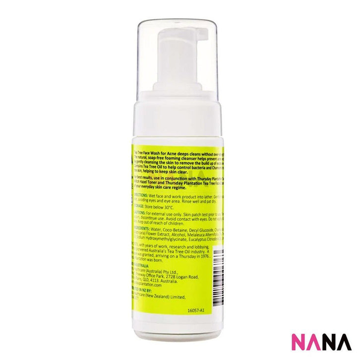 Thursday Plantation Tea Tree Face Wash for Acne 150ml - NANA MALL
