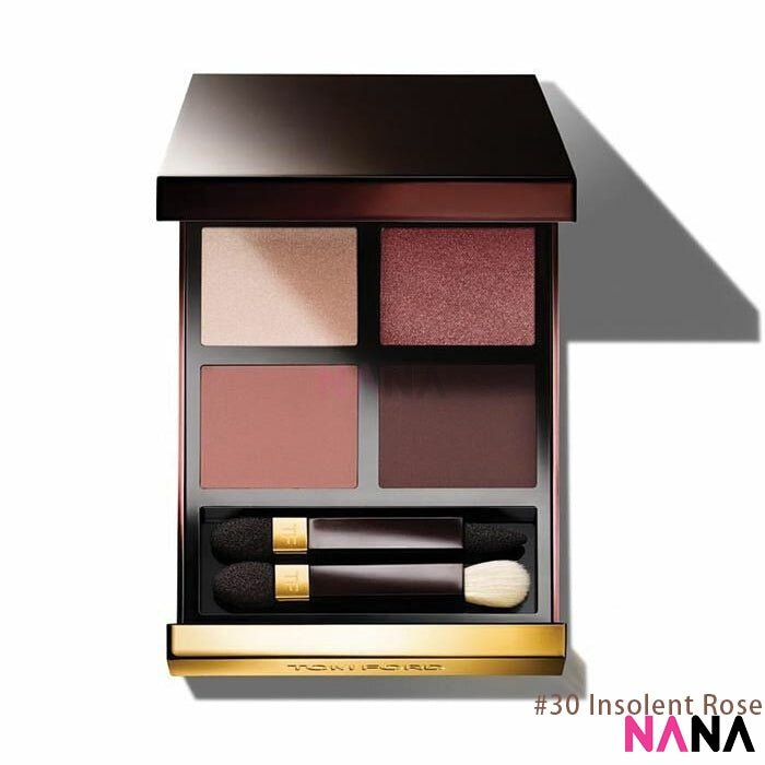 Tom Ford Eye Color Quad [01 Golden Mink 10g, 04 Honey Moon 10g, 20 Disco Dust 10g, 30 Insolent Rose 10g, 31 Sous Le Sable 9g, 35 Rose Topaz 9g, 40 Golden Hour 6g, 41 Peach Dawn 6g, 42 Hazy Sensuality 6g] - NANA MALL