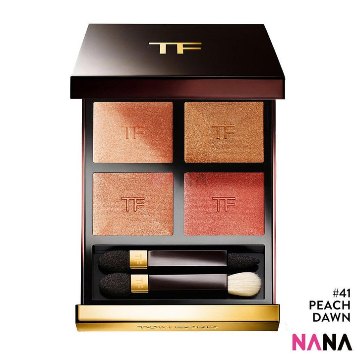 Tom Ford Eye Color Quad [01 Golden Mink 10g, 04 Honey Moon 10g, 20 Disco Dust 10g, 30 Insolent Rose 10g, 31 Sous Le Sable 9g, 35 Rose Topaz 9g, 40 Golden Hour 6g, 41 Peach Dawn 6g, 42 Hazy Sensuality 6g] - NANA MALL
