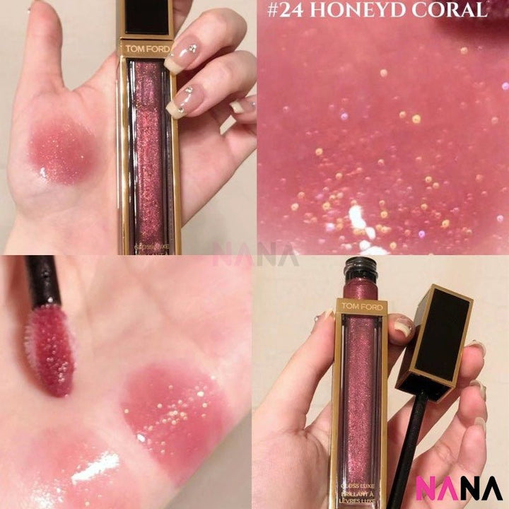 TOM FORD Lip Gloss Luxe 24 HONEYED CORAL - NANA MALL