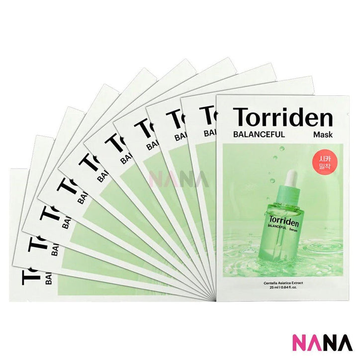 Torriden Balanceful Centella Asiatica Extract Cica Mask 10sheets/box - NANA MALL