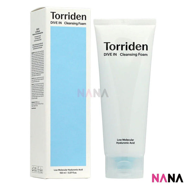 Torriden Dive In Low Molecular Hyaluronic Acid Cleansing Foam 150ml - NANA MALL