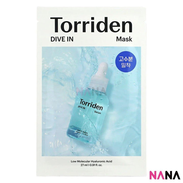 Torriden Dive In Low Molecular Hyaluronic Acid Mask Deep Hydration 10sheets/box - NANA MALL