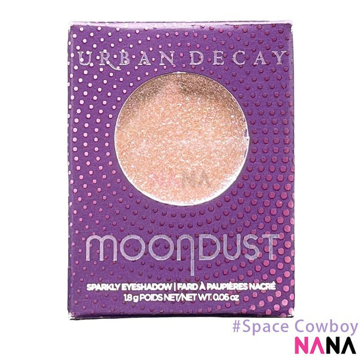 Urban Decay 24/7 Moondust Glitter Eyeshadow Singles vegan Space Cowboy - Light Champagne Gold With Silver Sparkle 1.8g - NANA MALL
