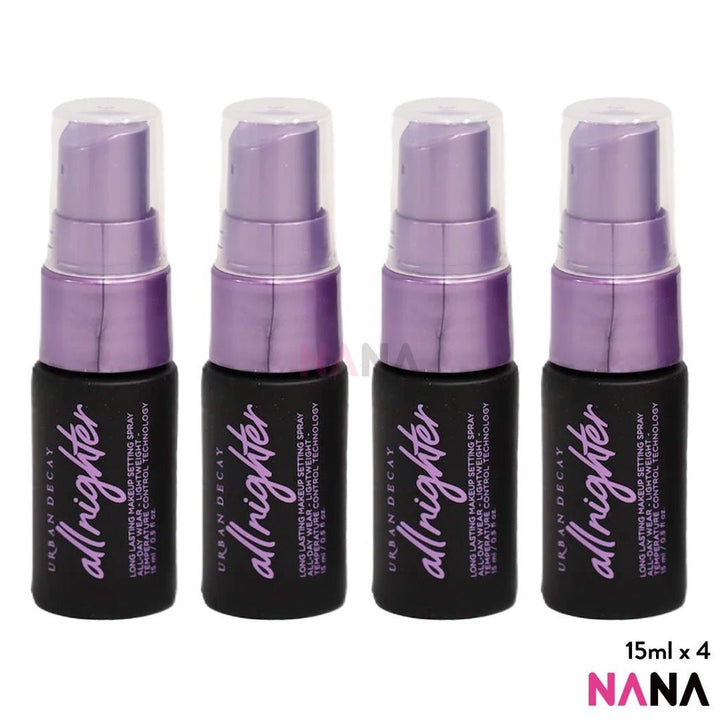 URBAN DECAY All Nighter Waterproof Makeup Setting Spray Sample Pack (15ml x 8/4) - NANA MALL