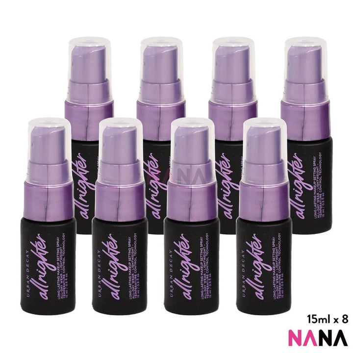 URBAN DECAY All Nighter Waterproof Makeup Setting Spray Sample Pack (15ml x 8/4) - NANA MALL
