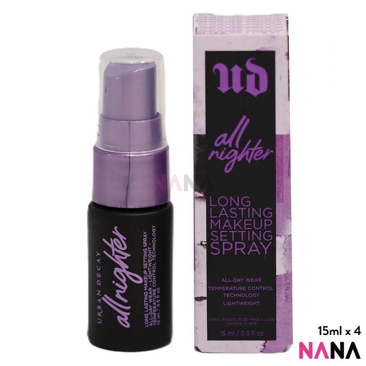URBAN DECAY All Nighter Waterproof Makeup Setting Spray Sample Pack (15ml x 8/4) - NANA MALL
