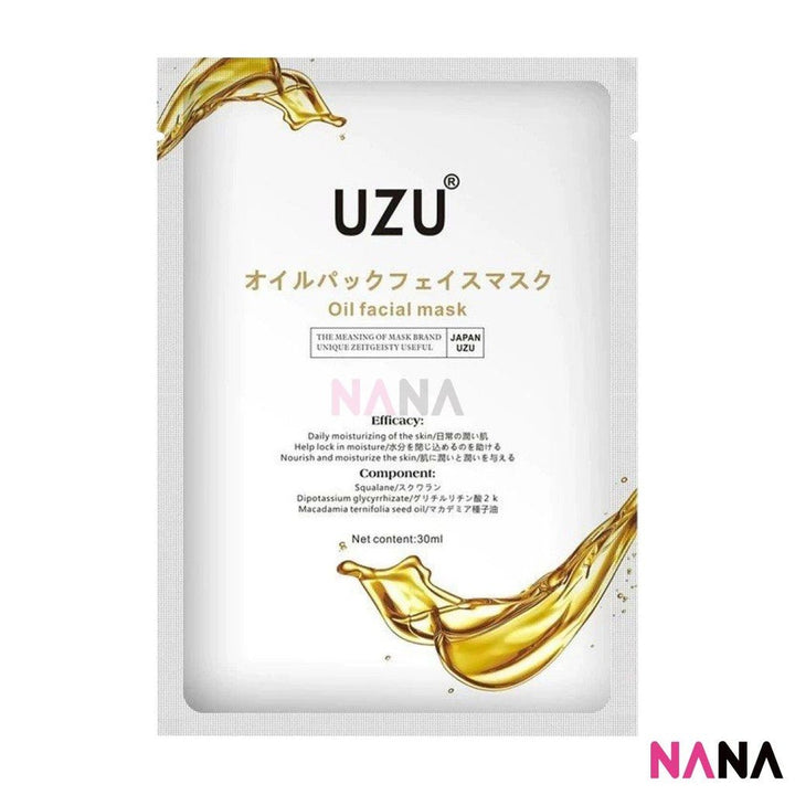 UZU Oil Facial Mask 10pcs - NANA MALL