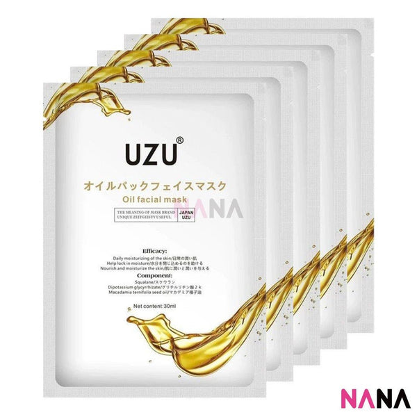 UZU Oil Facial Mask 5pcs - NANA MALL